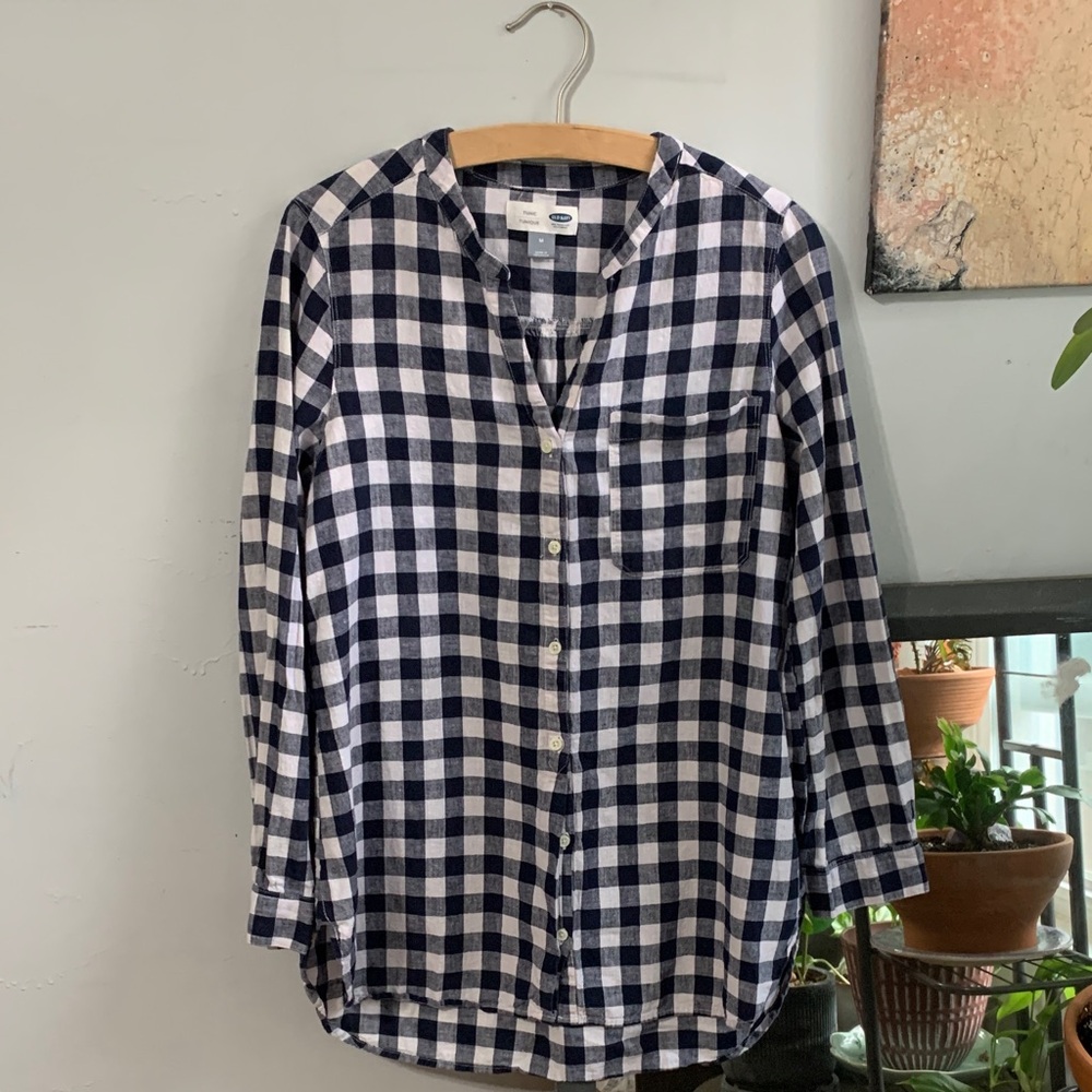 Gingham Tunic Buttondown